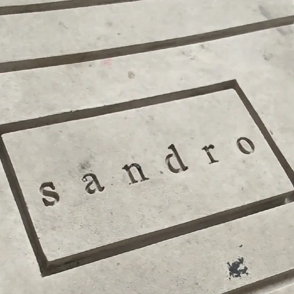 Sandro White Leather Velcro Sneakers - Picture 8 of 10